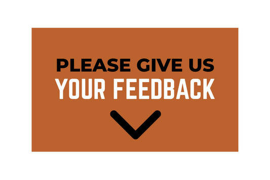 Feedback Hanging Sign