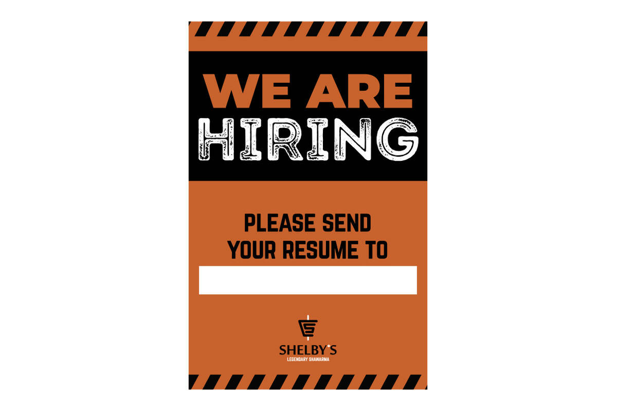 We Are Hiring Poster