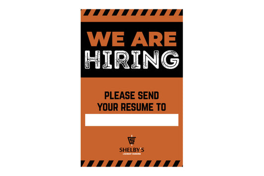 We Are Hiring Poster