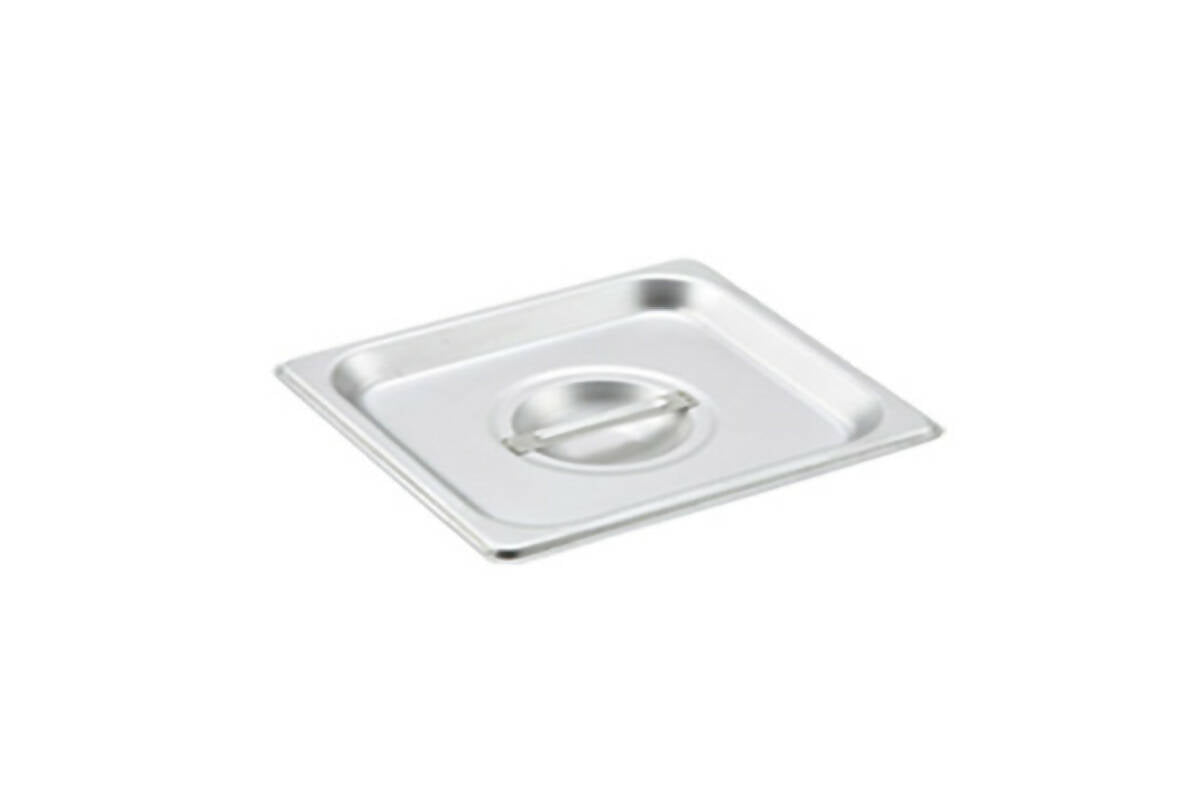 1/6 STEAM PAN COVER, STAINLESS STEEL SOLID