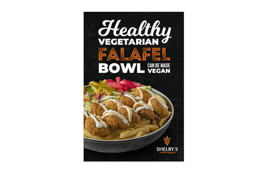 Falafel Bowl Window Poster